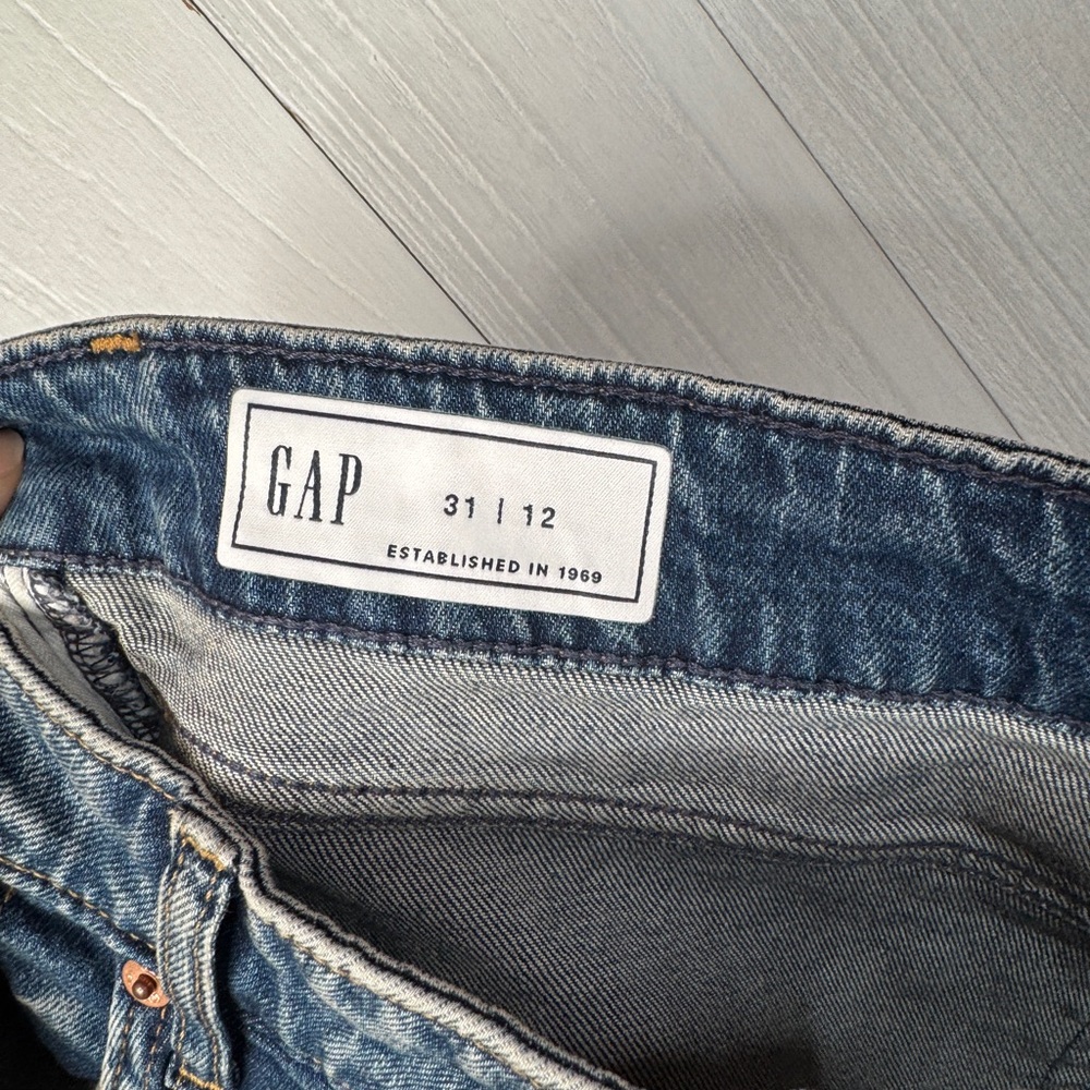 GAP Denim Cargo Maxi Skirt 31/12 - Picture 7 of 9